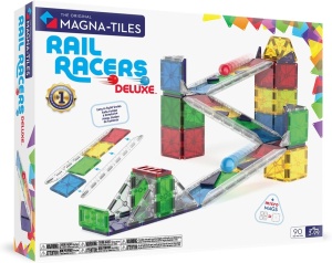 Magna-Tiles Rail Racers Deluxe 90 piese