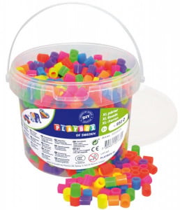 Playbox Margele de calcat XL - culori neon - 950buc