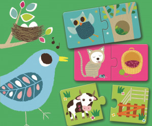 Puzzle duo Djeco Habitat - Img 2