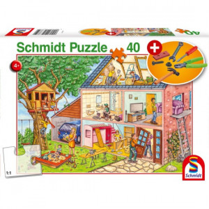 Puzzle Schmidt: Om bun la toate, 40 piese - Img 2