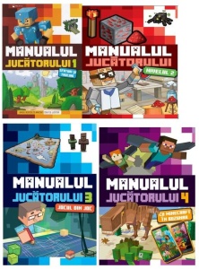 Set 4 Manuale Minecraft – Ghid Complet pentru Micii Constructori și Aventurieri