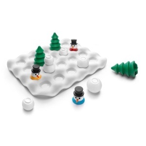 SmartGames Snow Problem – joc logic 3D cu oameni de zăpadă, piese colorate și 80 de provocări, design premium educativ SmartGames.