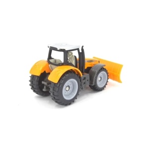 Tractor Massey Ferguson SIKU cu lamă frontală deszăpezire jucărie copii utilaj iarnă