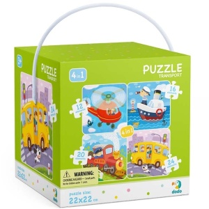 Vehicule, puzzle 4 in 1 - Img 1