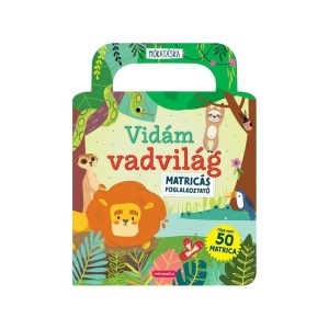 Vidám vadvilág - Állatos matricás és színező foglalkoztató gyerekeknek