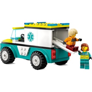 Ambulanta de urgenta si snowboarder Lego - Img 3