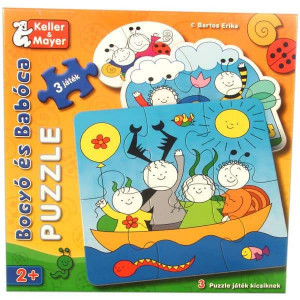 Bogyo es Baboca Puzzle kicsiknek - Puzzle pentru cei mici cu tematica de Bobita si Buburuza - Img 2