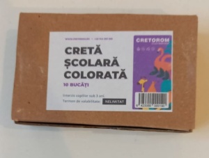 Cretă Colorată Cretorom – Set 10 bucăți