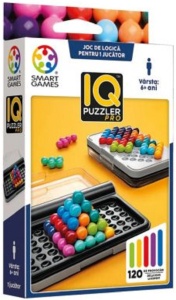 IQ Puzzler Pro SmartGames - Joc de logică 2D și 3D, 120 provocări