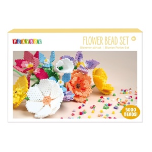 Mărgele de călcat Flori Playbox - 5000 mărgele colorate