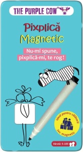 Pixplică Magnetic The Purple Cow - Joc creativ de desen