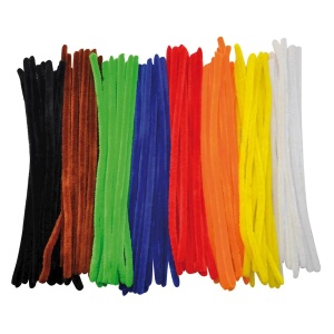 Set de 100 de bucăți de sârmă plușată 0 cm, Ø 10 mm Playbox