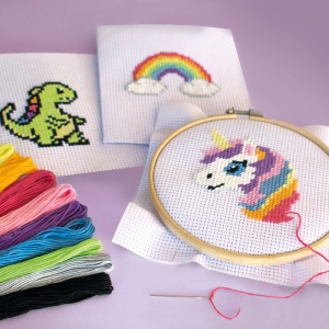 Setul de creație și broderie Playbox (Pysselset Broderi) - Img 2