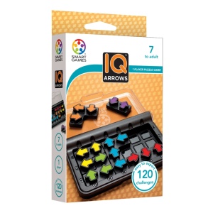 Smart Games IQ Arrows - Joc de logică cu 120 de provocări