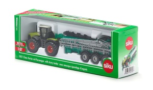 Tractor Claas Xerion și o cisternă de vid Samson - SIKU 1827