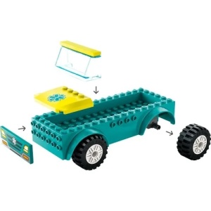 Ambulanta de urgenta si snowboarder Lego - Img 4
