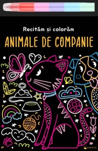 Animale de companie – Recităm și colorăm