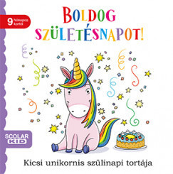 Boldog születésnapot! - Kicsi unikornis szülinapi tortája - Img 2