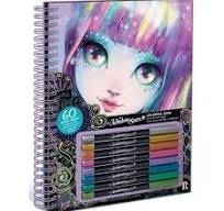 Carte de colorat cu pagini negre - Nebulous Stars nou