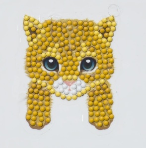 Cristal Art sticker - cat