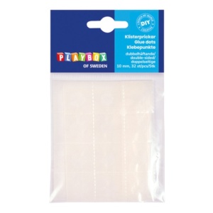 Glue Dots - Picături adezive pentru activități creative, 32 buc