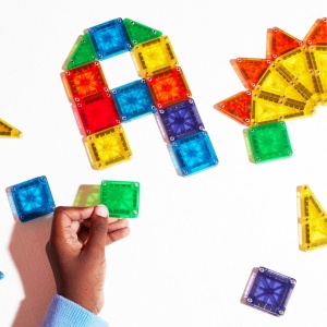 MAGNA-TILES Combo + microMAGS, 70 piese - Img 6