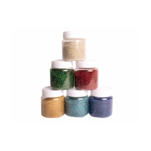 Mărgele din sticlă Rocaille Playbox – Set 1,2 kg