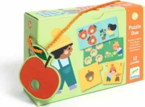 Puzzle Duo - First Figures - Puzzle educativ pentru învățarea numerelor Djeco