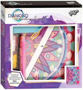 Totum Creative Set - Jurnal pictură cu diamante - Mandala