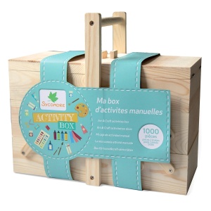 Activity Box Sycomore - Set creativ cu peste 1000 de piese