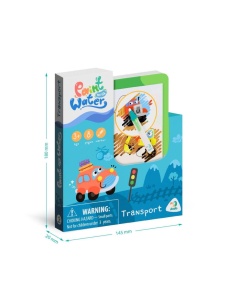 Carte de colorat cu apa mijloace de transport - Img 5