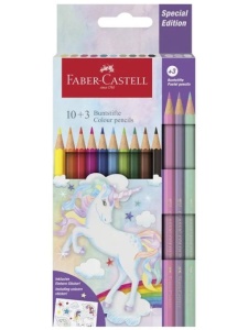Creioane colorate faber castel unicorn