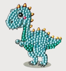 Cristal Art sticker - dino