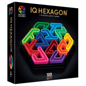 IQ Deluxe Hexagon - Joc de logică Smart Games cu 120 de provocări