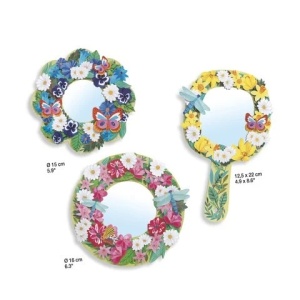 Joc creativ DIY Oglinzi inflorate, Djeco - Img 2