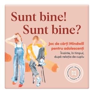 Joc de cărți Mindwill pentru adolescenți cu 160 de întrebări: Sunt bine! Sunt bine?