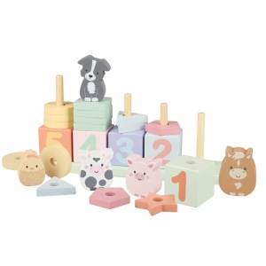 Joc Invata sa numeri cu animale de ferma, Orange Tree Toys - Img 3