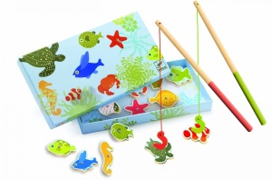 Joc magnetic de pescuit Fishing tropic, Djeco - Img 2