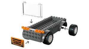 LEGO City Transportor de motociclete 60491 cu camion platformă, două motociclete sport și doi piloți pentru joacă creativă și aventuri pline de acțiune.