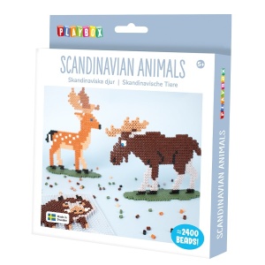 Mărgele de călcat Animale Scandinave Playbox