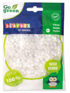 Playbox Margele de calcat Bio - alb - 1.000buc