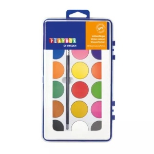 Playbox paletă cu acuarele și pensulă