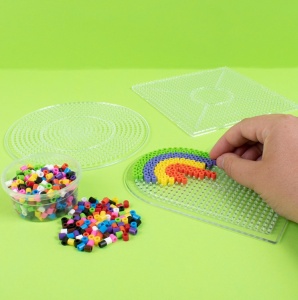 Playbox Planseta pentru margele de calcat - transparent - 3buc mari - Img 2