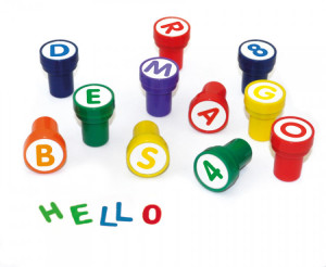 Playbox Stampile - litere/ cifre - 35buc - Img 2
