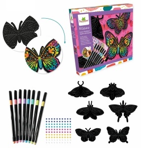 Set creativ cu markere metalice, Fluturi - Sycomore Artissimo - Img 4