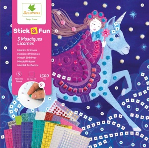 Set Creativ Mozaic Unicorni – 1500 Piese Sycomore