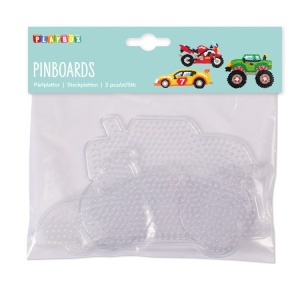 Set Planșete Mărgele – Camion, Mașină de Curse & Motocicletă Playbox