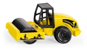 SIKU 0895 – Compactor cilindric din metal, model realist cu axă mobilă, detalii fine și construcție solidă.