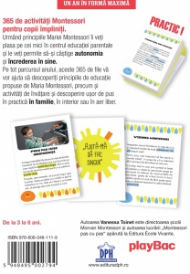 UN AN IN FORMA MAXIMA: 365 DE ACTIVITATI MONTESSORI - Img 2