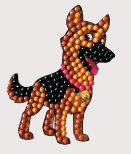 Cristal Art sticker - dog